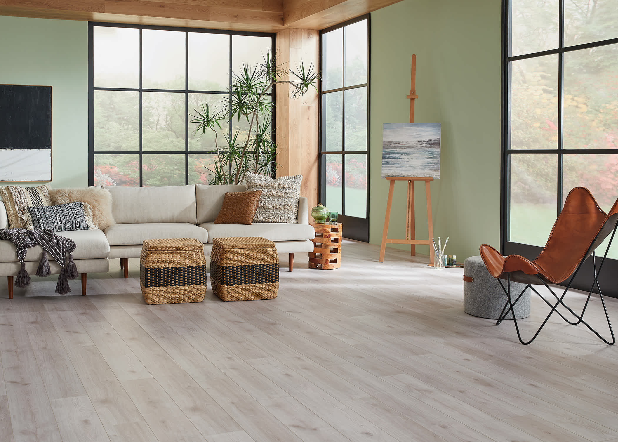 Ravello Oak Waterproof Rigid Vinyl Plank Flooring With ChromiGuard