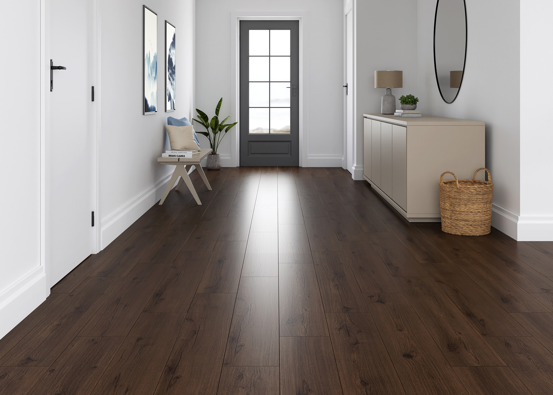 Whiskey Barrel Oak Waterproof Laminate Flooring