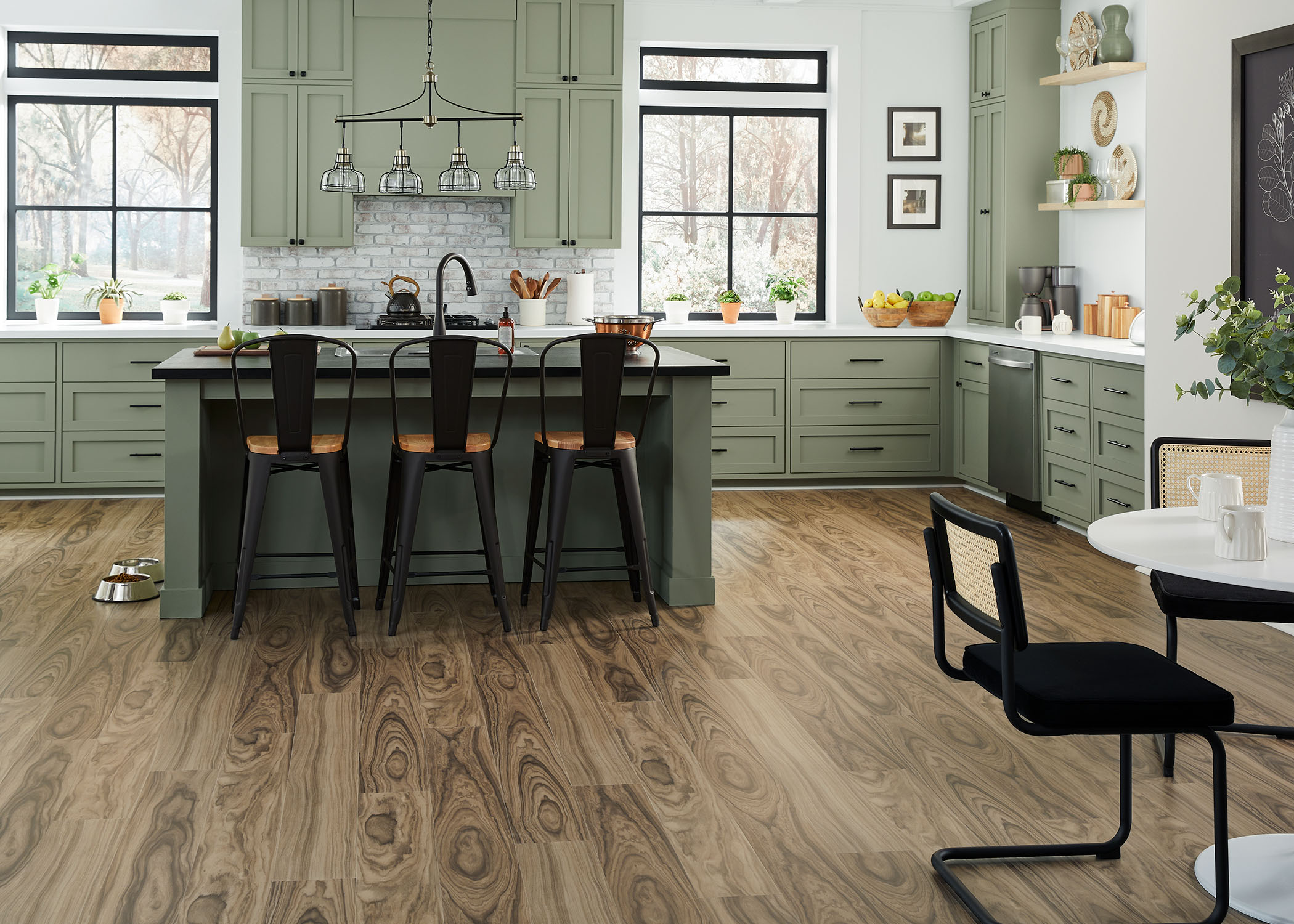CoreLuxe 6mm w/pad Brazilian Ironwood Waterproof Rigid Vinyl Plank Flooring