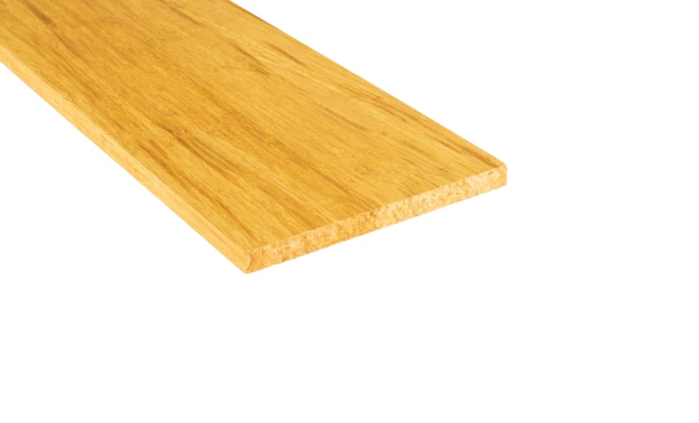 Prefinished Natural Strand Bamboo 5/8 in thick x 7.5 in wide x 48 in Length Retro Fit Riser