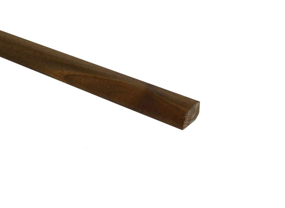 Prefinished Matte Brazilian Pecan Hardwood 1/2 in thick x .75 in wide x 78 in Length Shoe Molding