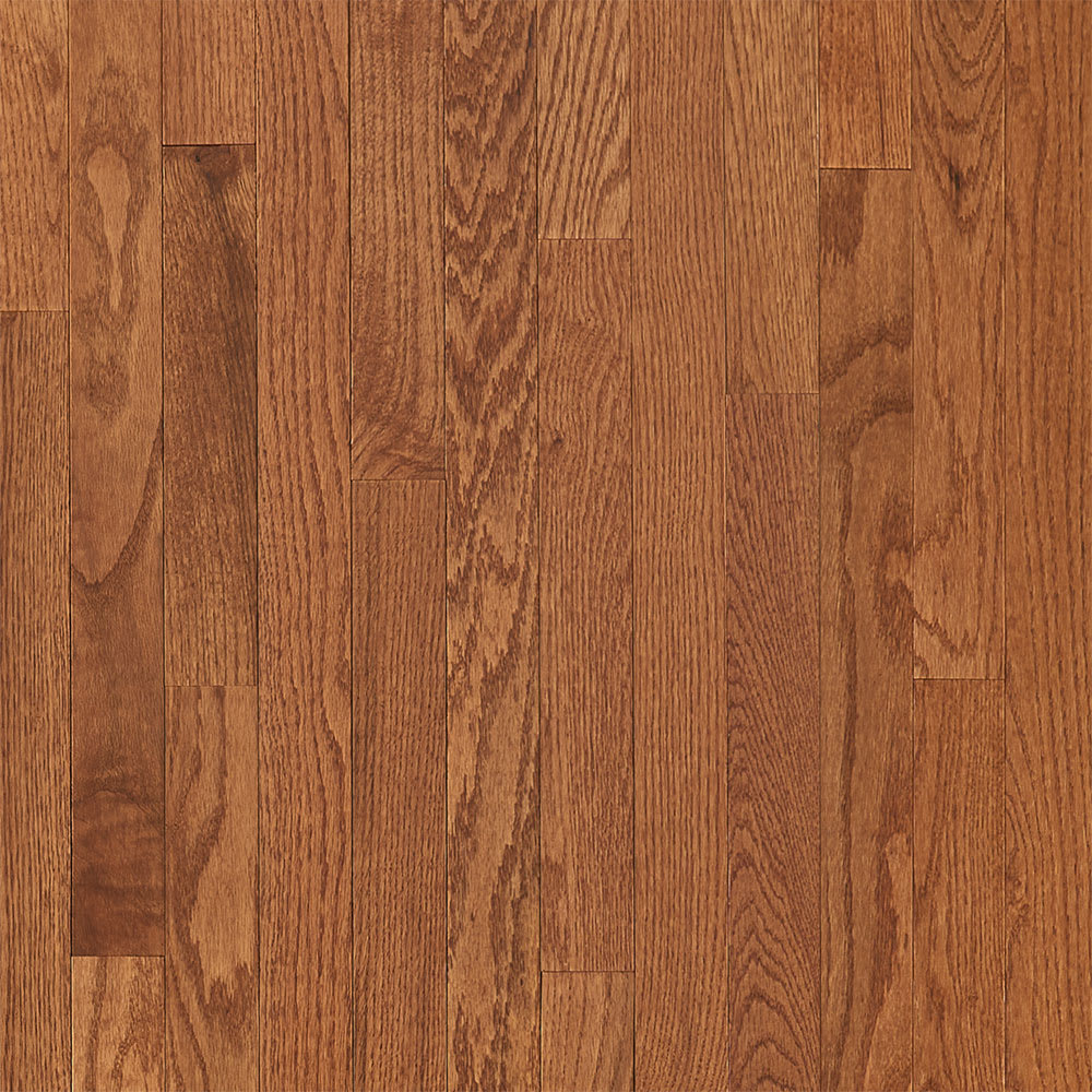 3/4 in. x 2.25 in. Gunstock Oak Solid Hardwood Flooring