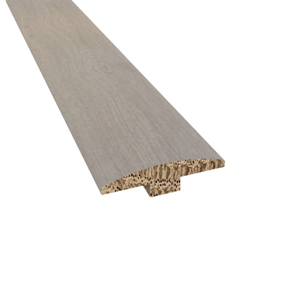 Prefinished Barcelona White Oak Hardwood 1/4 in thick x 2 in wide x 78 in Length T-Molding