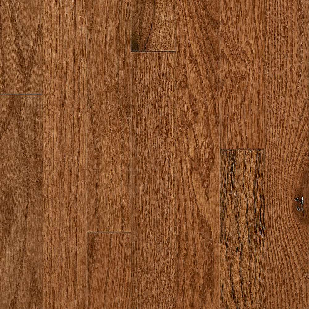 3/4 in. x 2.25 in. Gunstock Oak Solid Hardwood Flooring