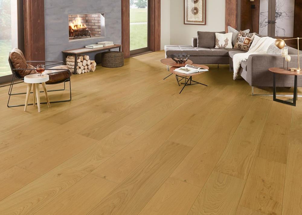 3/4 in x 10.125 in Golden White Oak Reserve Engineered Hardwood Flooring