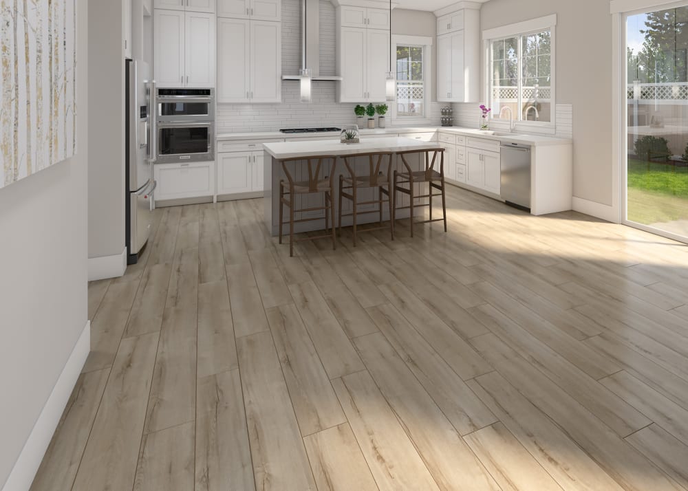 8mm+Pad Village Frost Oak Waterproof Laminate Flooring