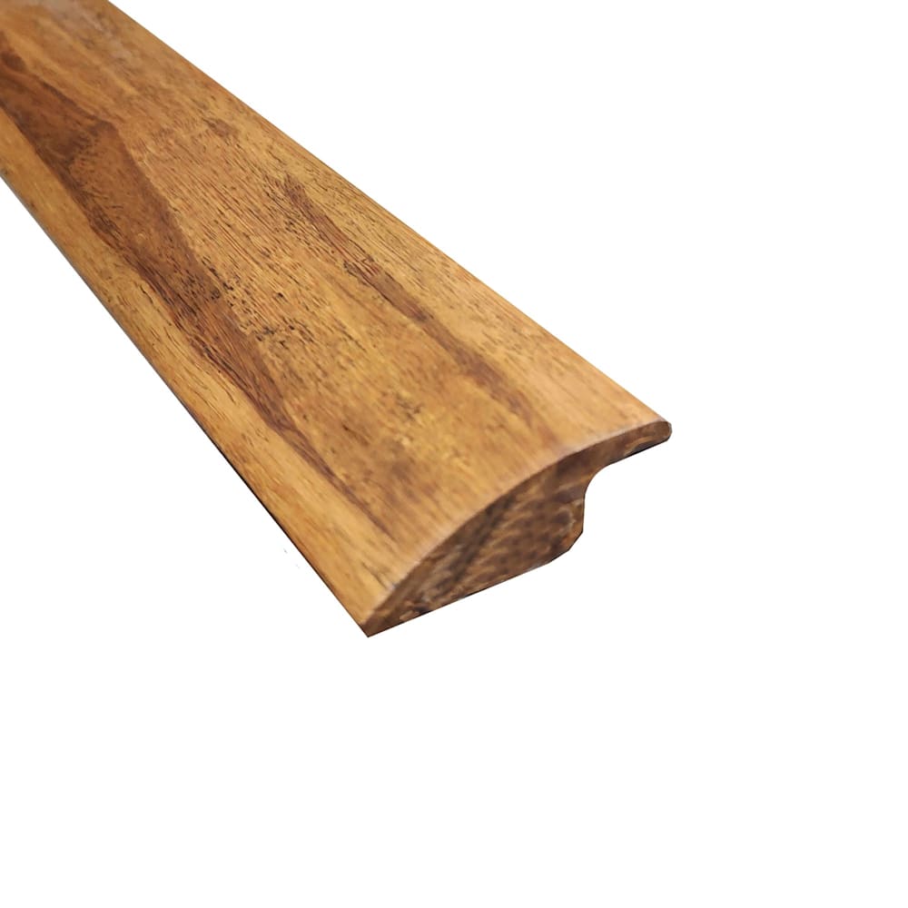 Prefinished Distressed Bismark Bamboo 2 in. Wide x 72 in. Length Overlap Reducer