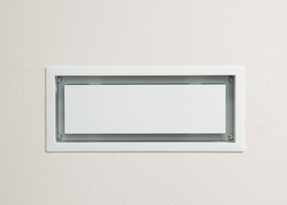Vent-Drywall Lite Frame Cotton White 4 in x 10 in