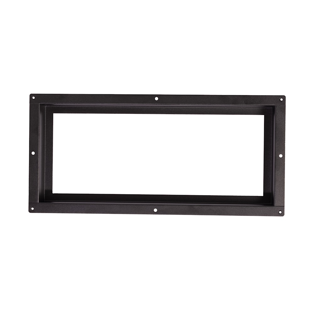 Flush Floor Vent Luxe+ Black 6"x14" Front frame only