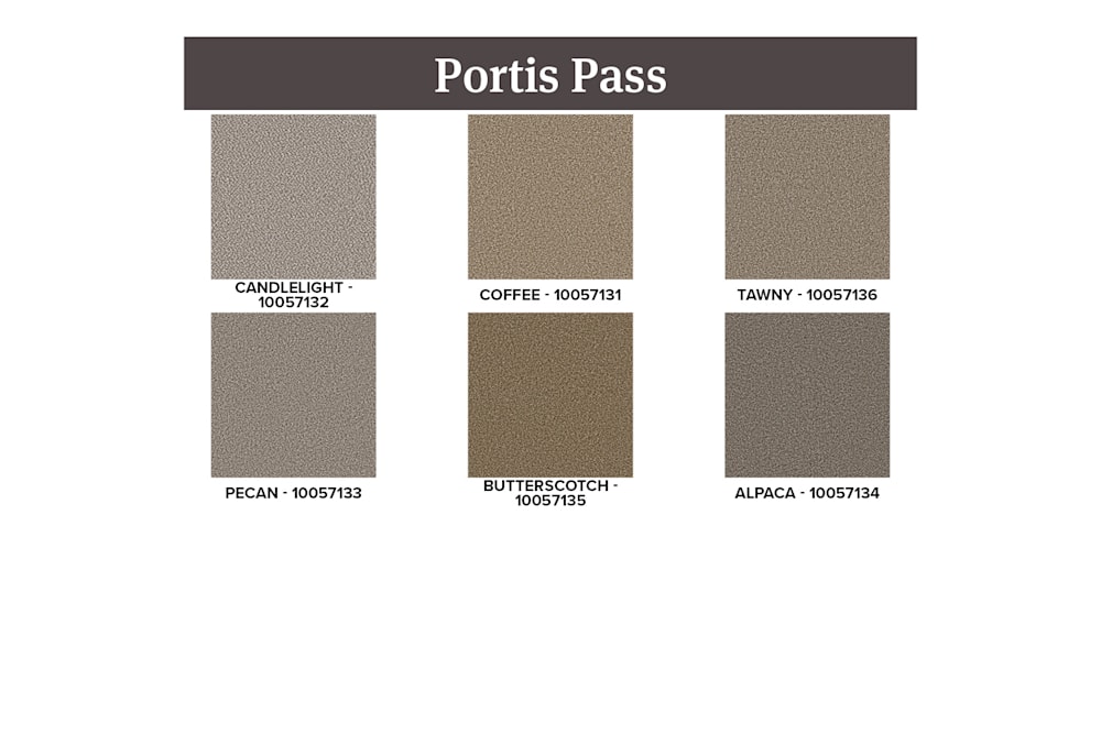 Portiss Pass Carpet Available Color Options