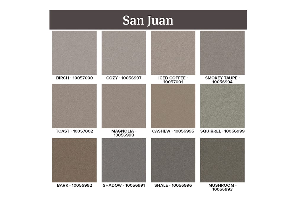 San Juan Carpet Available Color Options